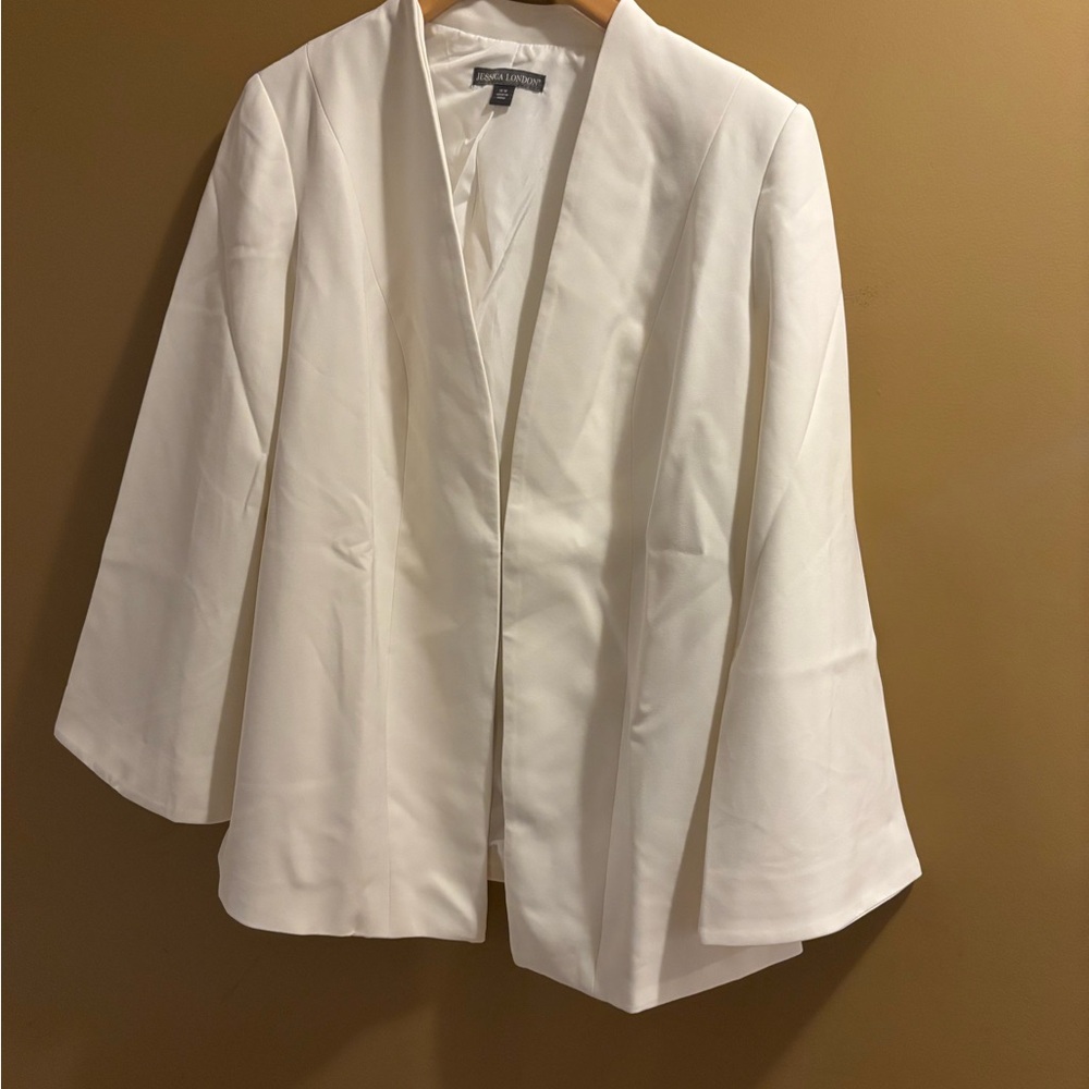 Jessica London Classic White Jacket